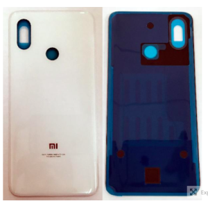 Xiaomi Mi 8 Arka Pil Kapağı-Beyaz